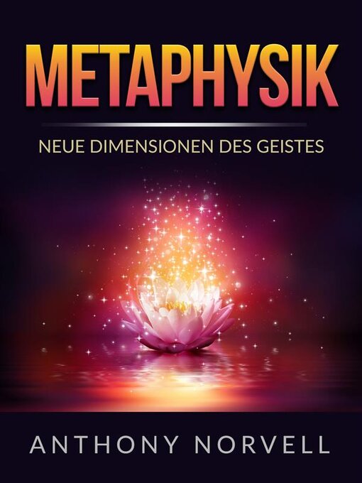 Title details for Metaphysik (Übersetzt) by Anthony Norvell - Available